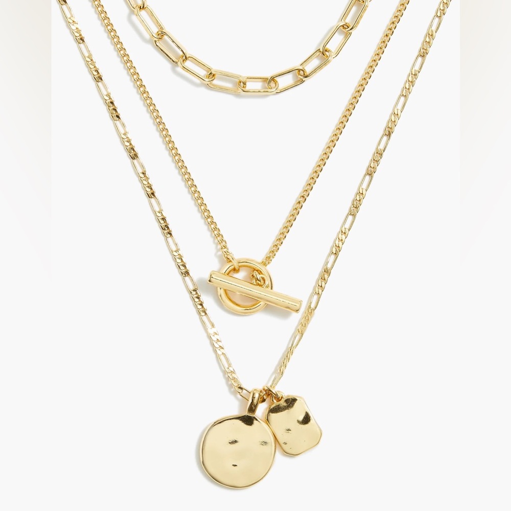 J.Crew Factory Women's Three-Layer Necklace